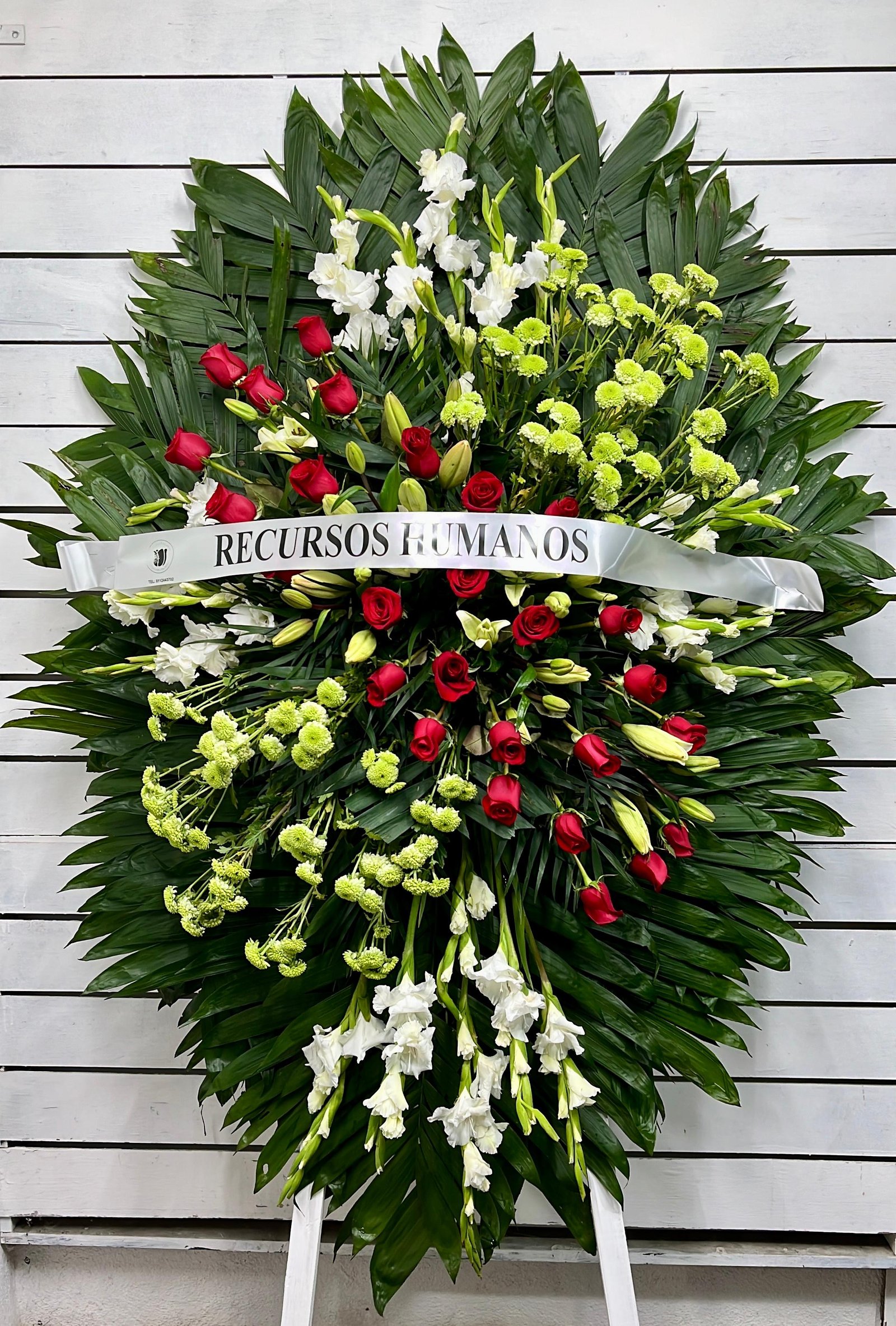 Corona Ofrenda en Rojo